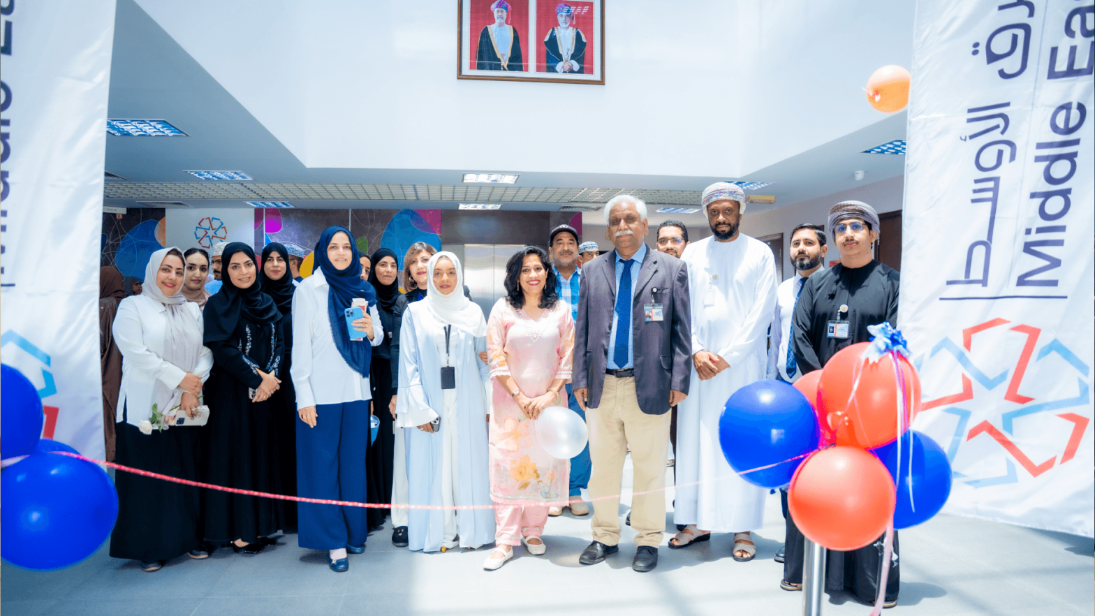 Middle East College students participating in interactive activities during GFP Fest